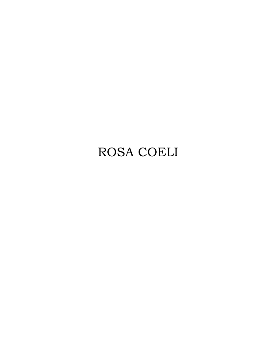 Original scan of Rosa Coeli, PDF page 2