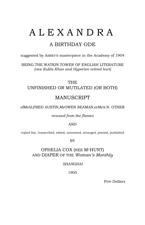 Original scan of Alexandra, PDF page 1