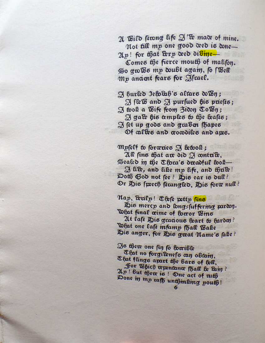Original scan of Ahab and Other Poems, PDF page 14