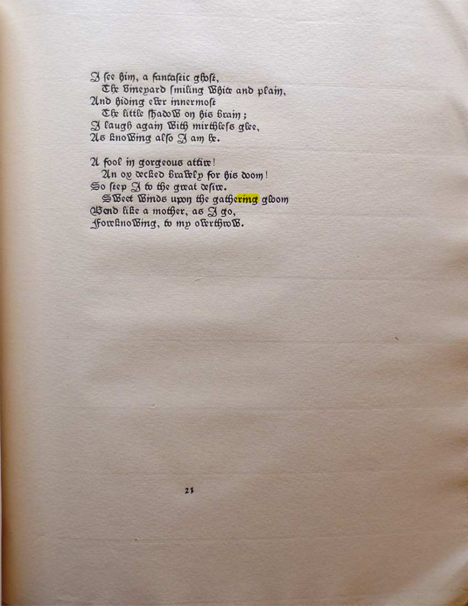 Original scan of Ahab and Other Poems, PDF page 29