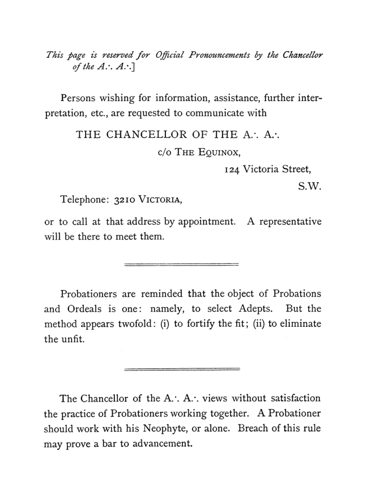 Original scan of The Equinox (Volume I, Number III), PDF page 10