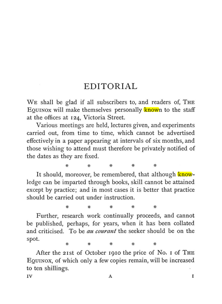 Original scan of The Equinox (Volume I, Number III), PDF page 11