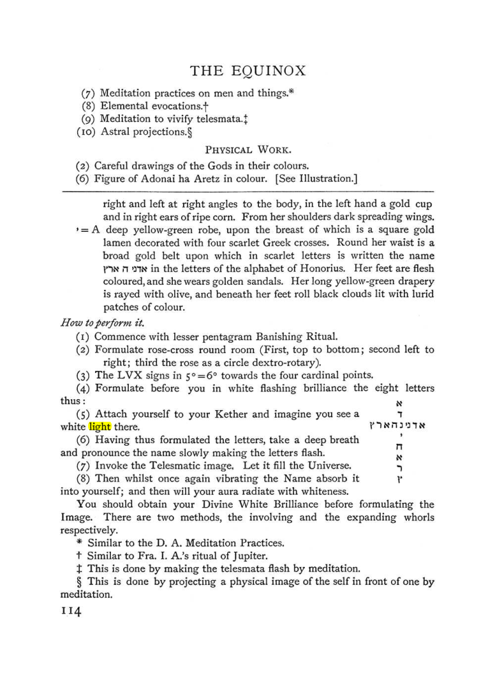 Original scan of The Equinox (Volume I, Number III), PDF page 129