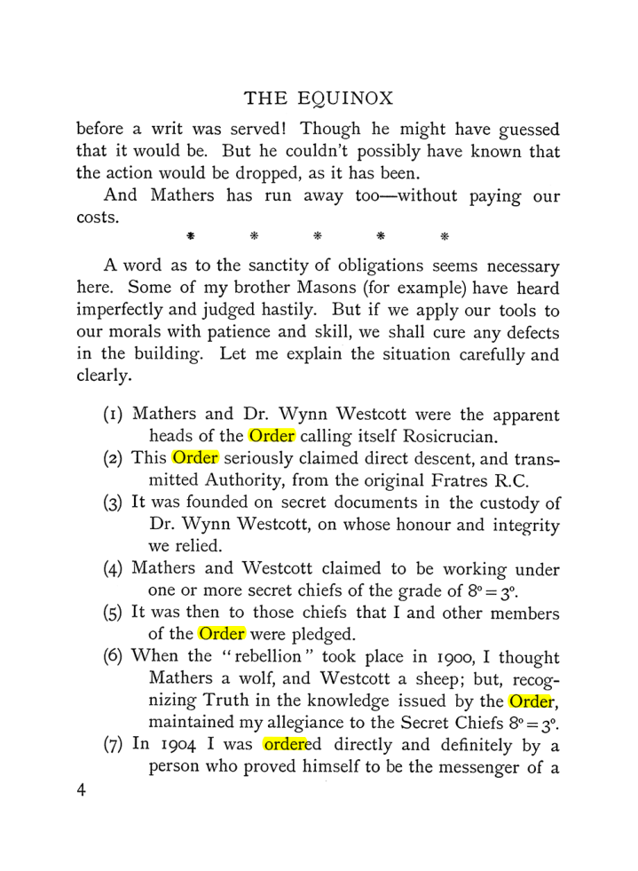 Original scan of The Equinox (Volume I, Number III), PDF page 14