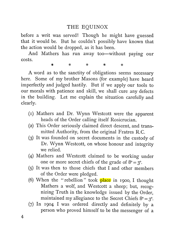 Original scan of The Equinox (Volume I, Number III), PDF page 14