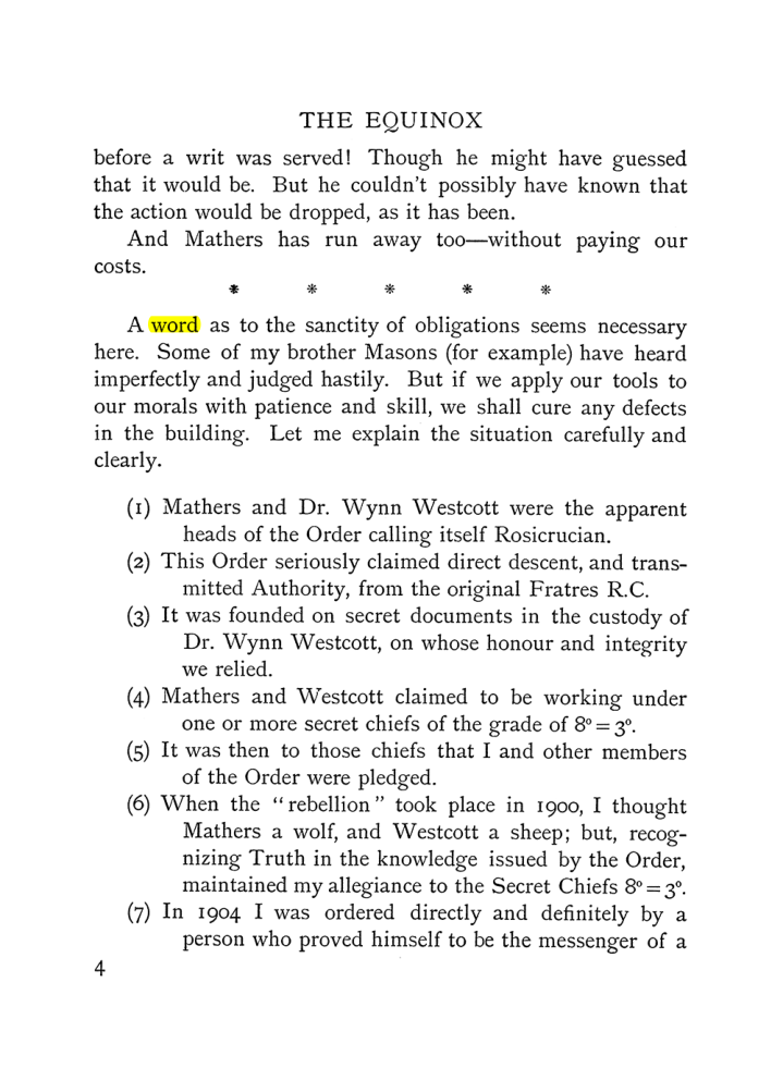 Original scan of The Equinox (Volume I, Number III), PDF page 14