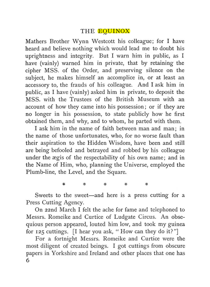 Original scan of The Equinox (Volume I, Number III), PDF page 16