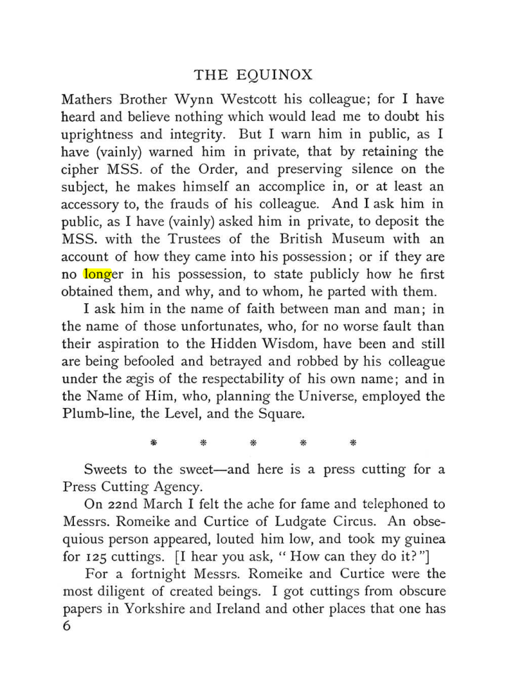 Original scan of The Equinox (Volume I, Number III), PDF page 16