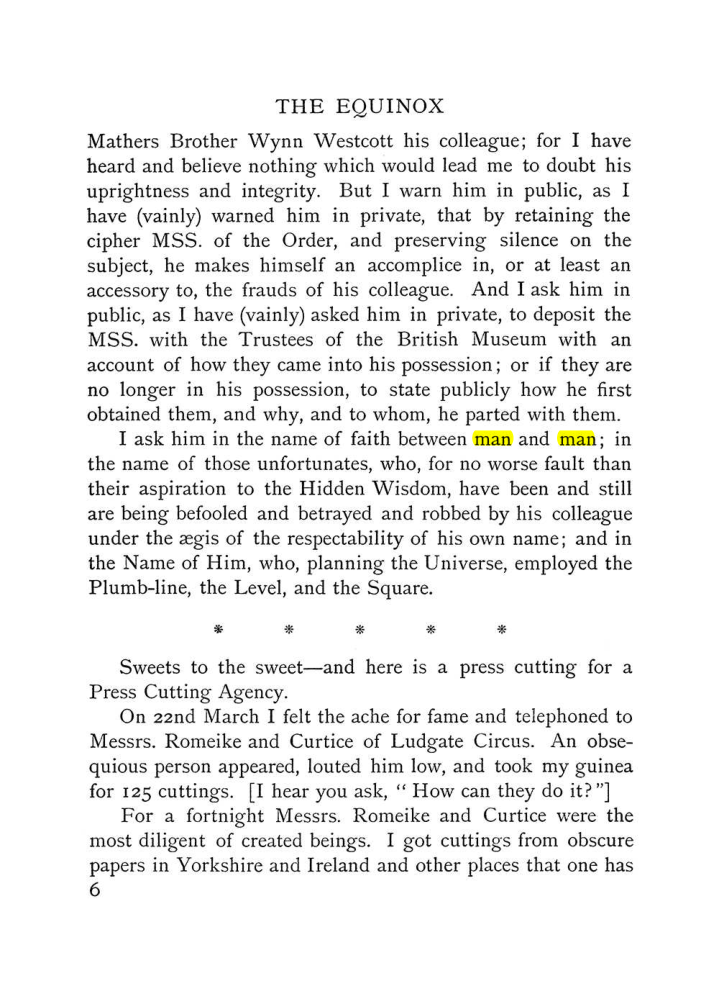 Original scan of The Equinox (Volume I, Number III), PDF page 16