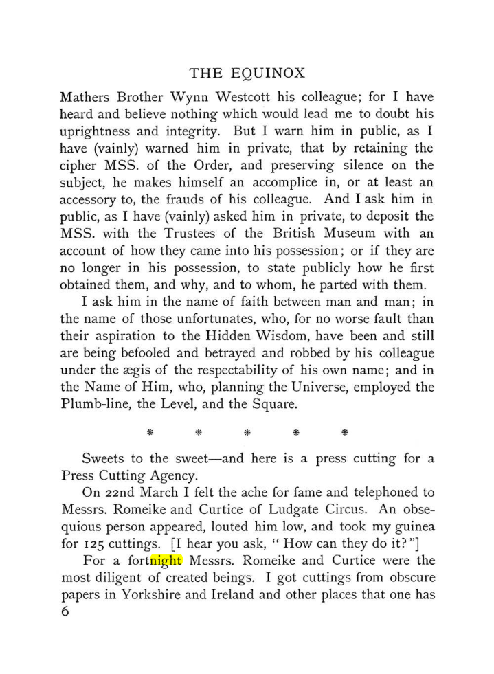 Original scan of The Equinox (Volume I, Number III), PDF page 16