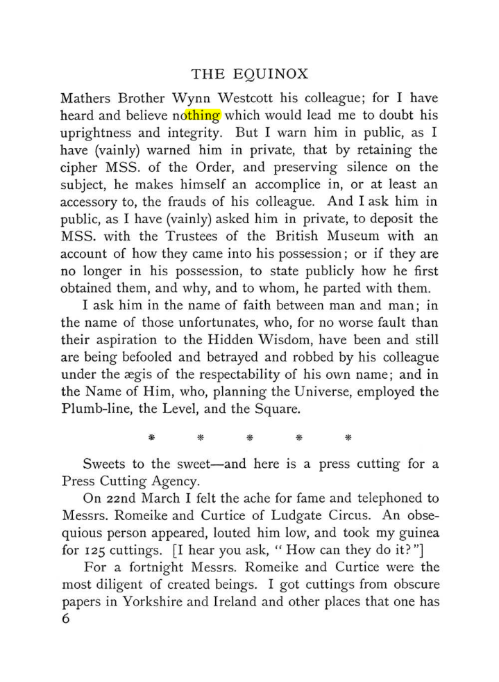 Original scan of The Equinox (Volume I, Number III), PDF page 16