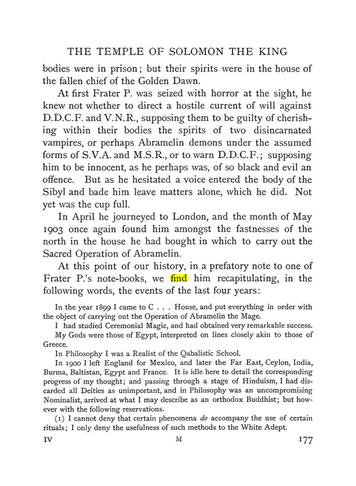 Original scan of The Equinox (Volume I, Number III), PDF page 193