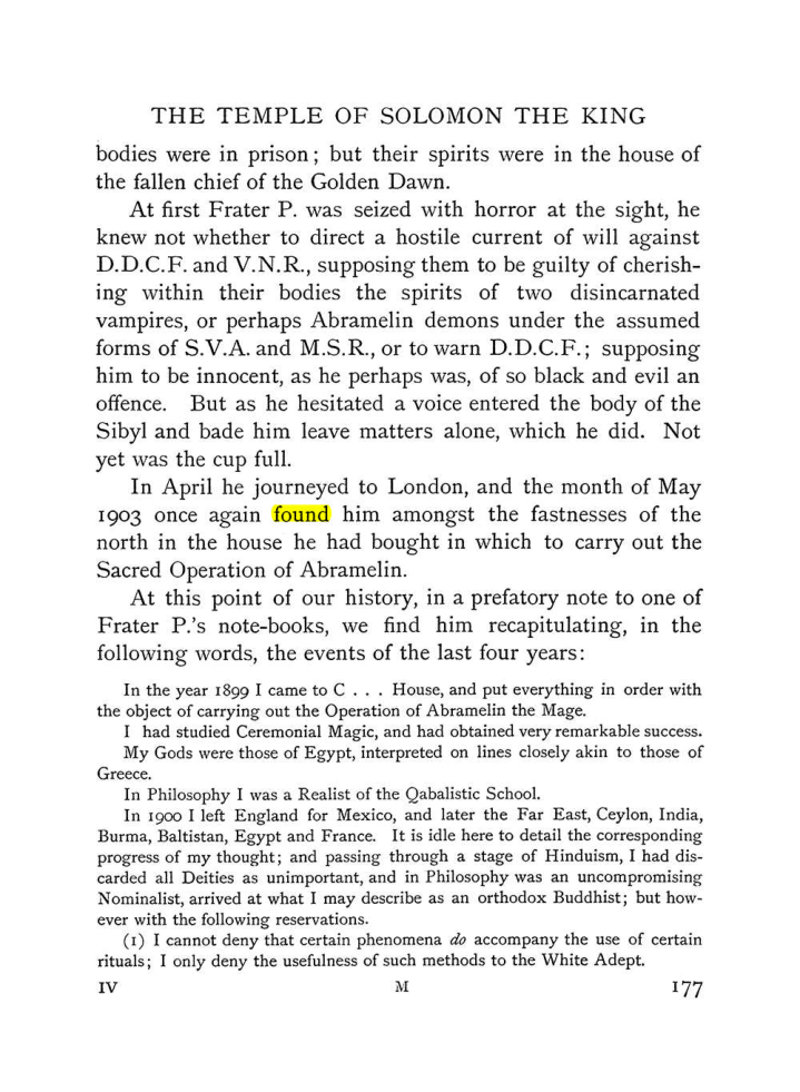 Original scan of The Equinox (Volume I, Number III), PDF page 193