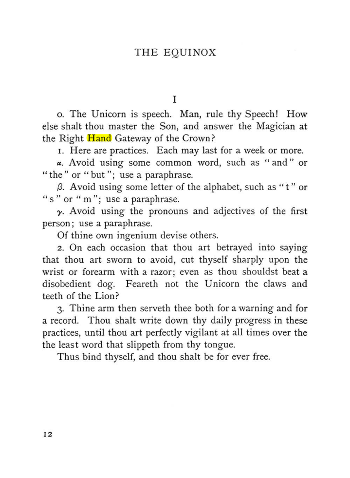 Original scan of The Equinox (Volume I, Number III), PDF page 24