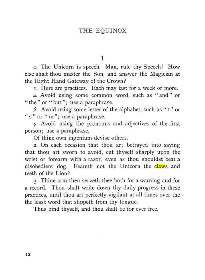 Original scan of The Equinox (Volume I, Number III), PDF page 24