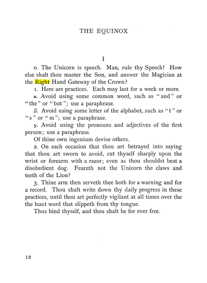 Original scan of The Equinox (Volume I, Number III), PDF page 24