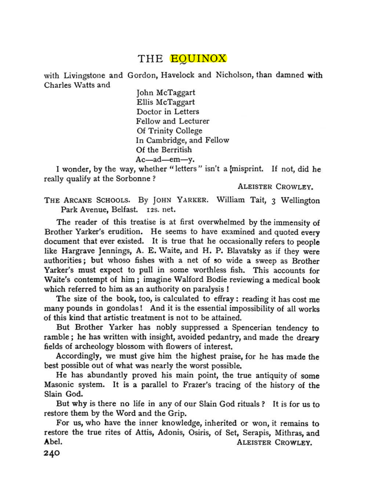 Original scan of The Equinox (Volume I, Number III), PDF page 258