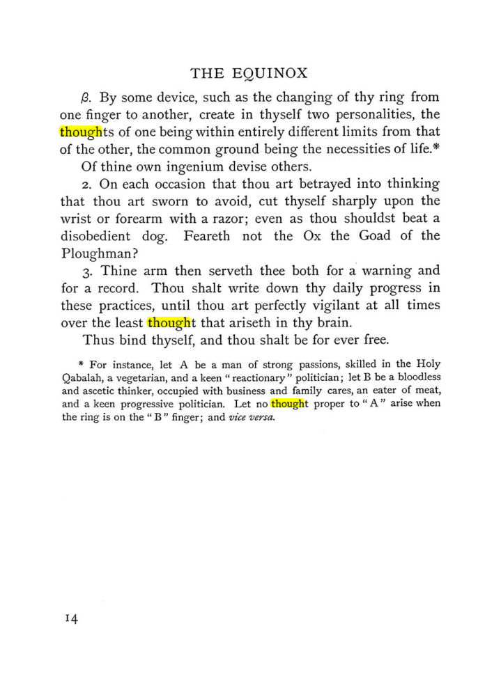 Original scan of The Equinox (Volume I, Number III), PDF page 26