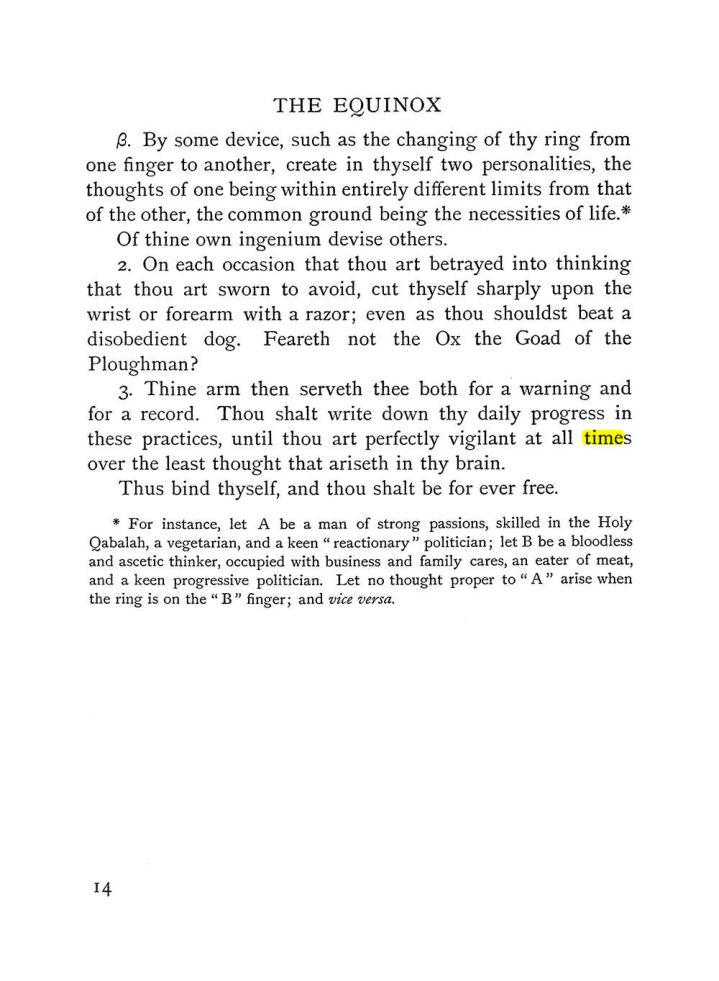 Original scan of The Equinox (Volume I, Number III), PDF page 26