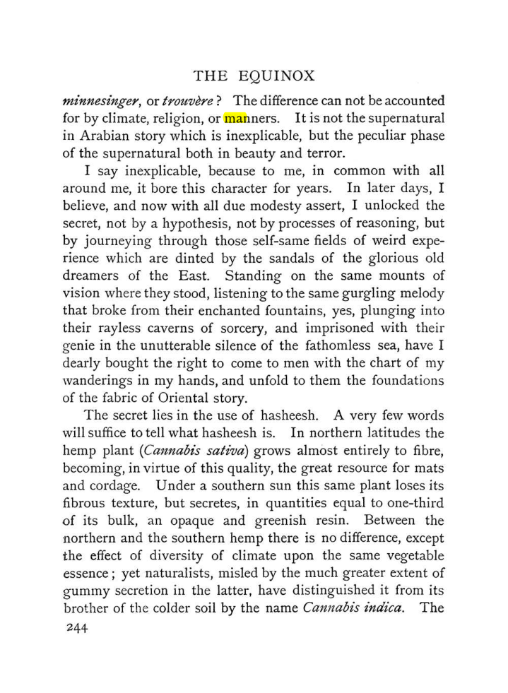 Original scan of The Equinox (Volume I, Number III), PDF page 262