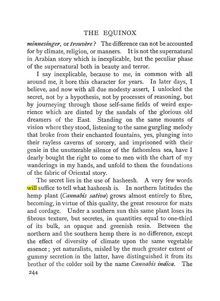 Original scan of The Equinox (Volume I, Number III), PDF page 262