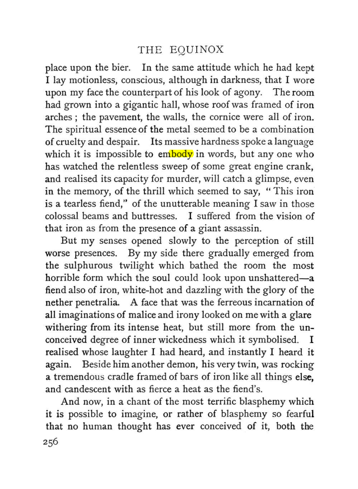 Original scan of The Equinox (Volume I, Number III), PDF page 274