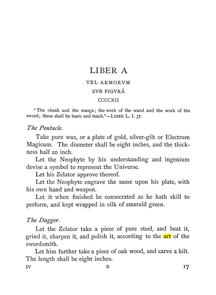 Original scan of The Equinox (Volume I, Number III), PDF page 29