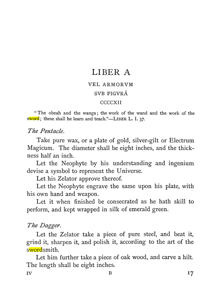 Original scan of The Equinox (Volume I, Number III), PDF page 29