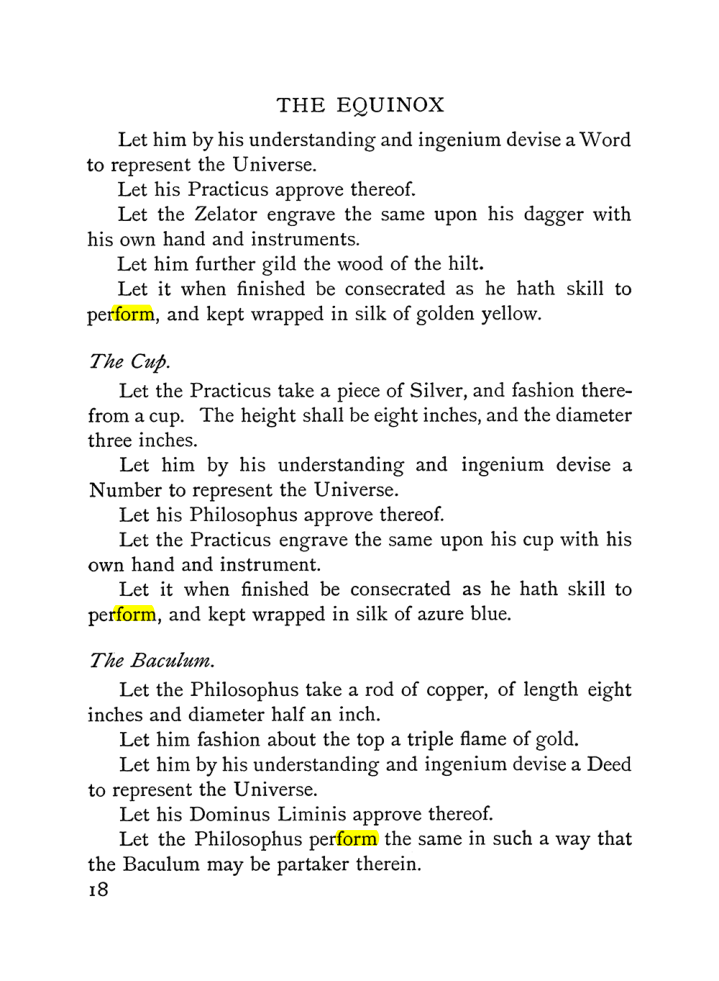 Original scan of The Equinox (Volume I, Number III), PDF page 30