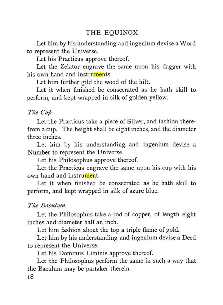 Original scan of The Equinox (Volume I, Number III), PDF page 30