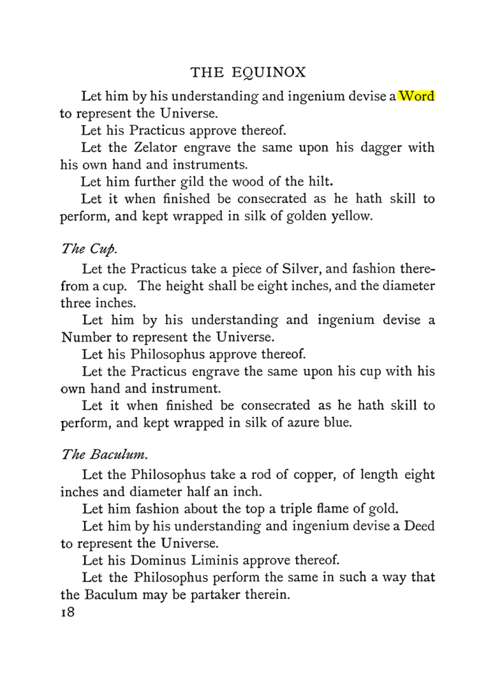 Original scan of The Equinox (Volume I, Number III), PDF page 30