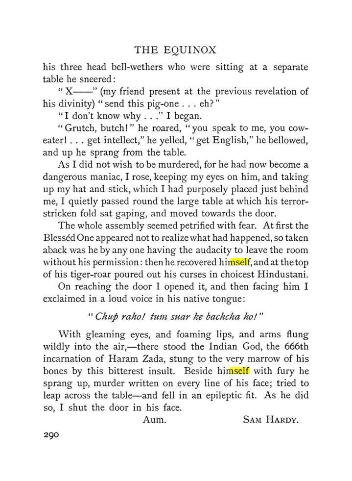 Original scan of The Equinox (Volume I, Number III), PDF page 308
