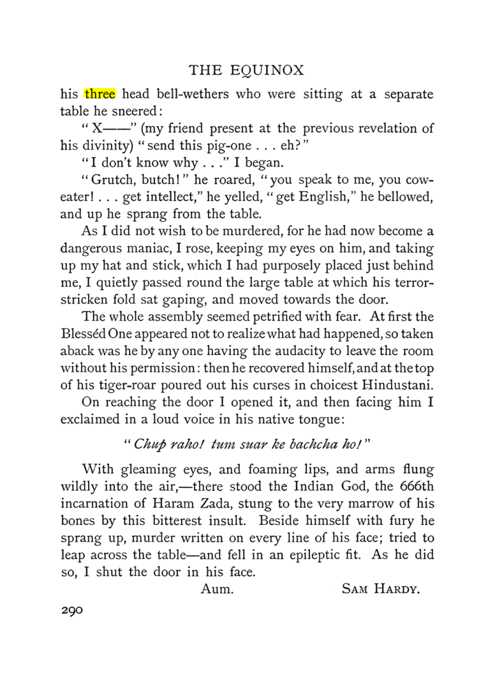 Original scan of The Equinox (Volume I, Number III), PDF page 308