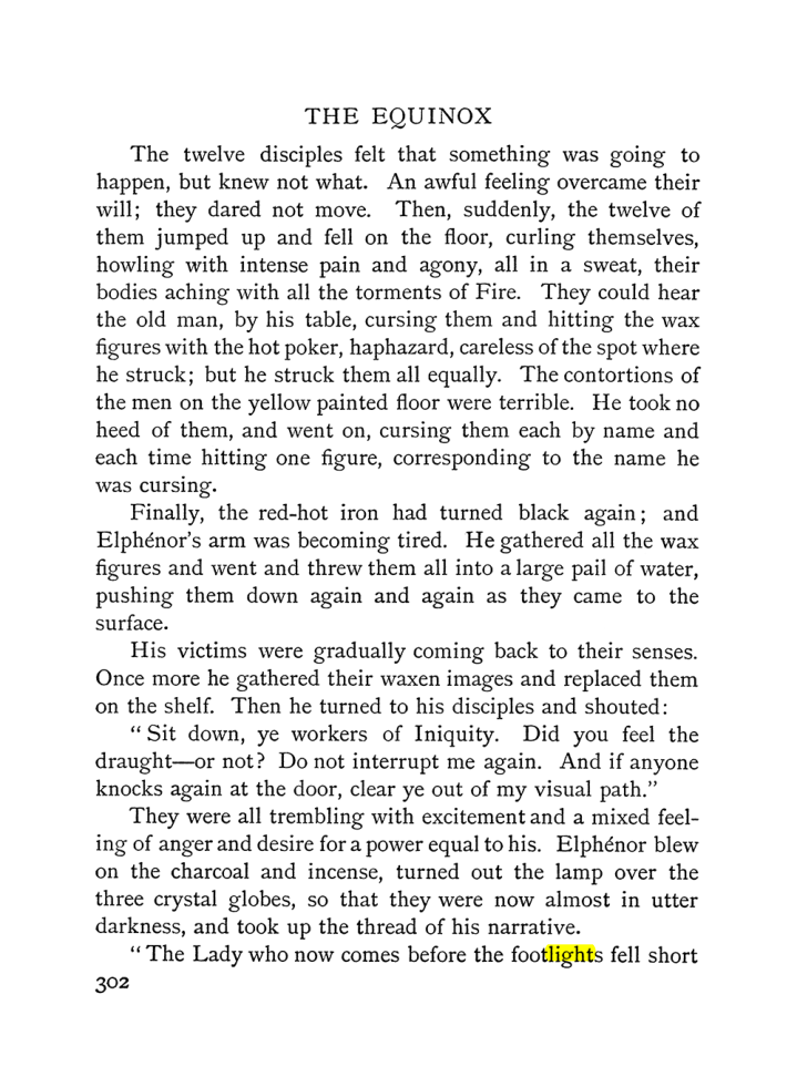 Original scan of The Equinox (Volume I, Number III), PDF page 320