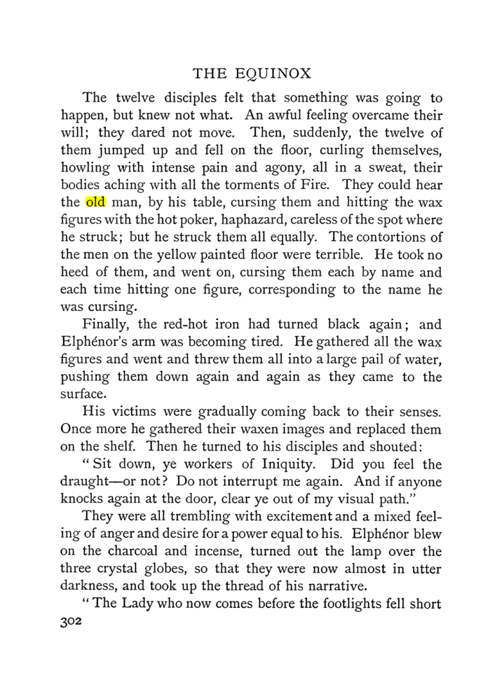Original scan of The Equinox (Volume I, Number III), PDF page 320