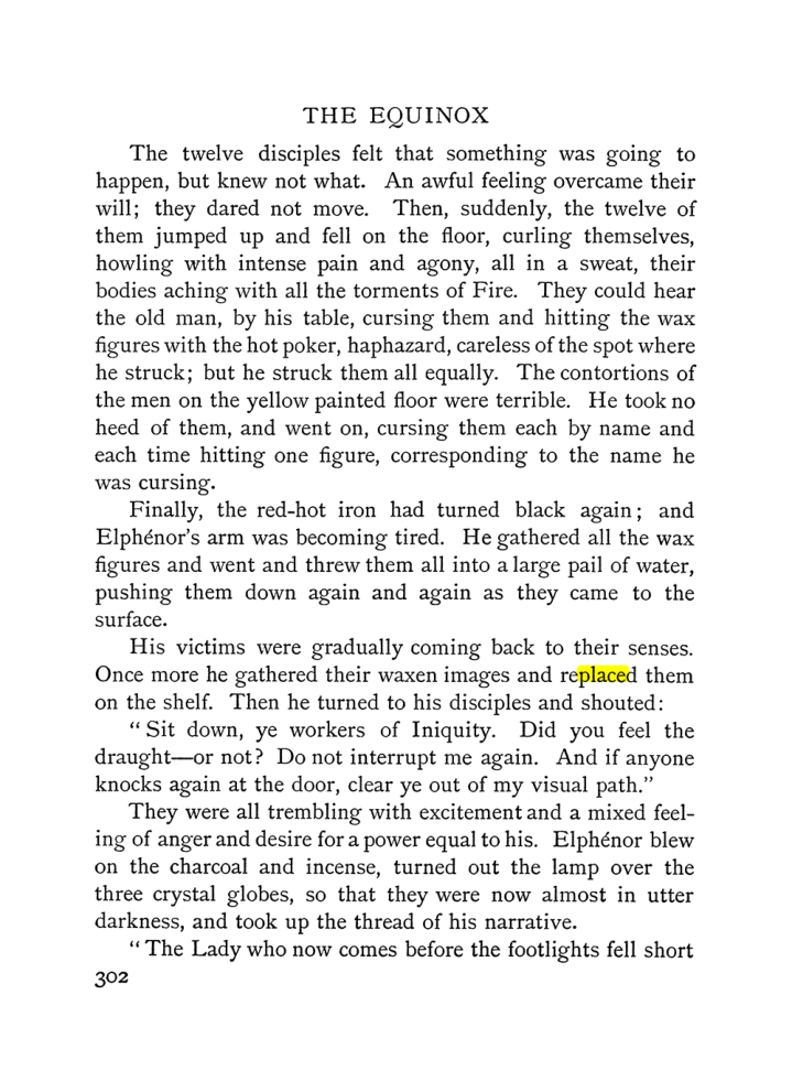 Original scan of The Equinox (Volume I, Number III), PDF page 320