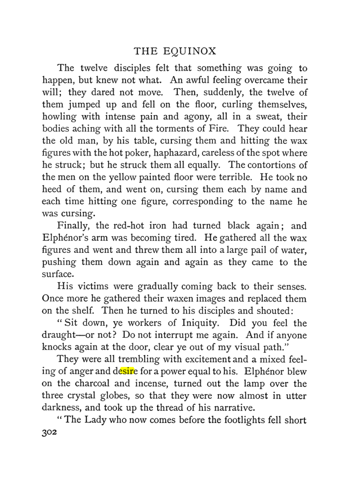 Original scan of The Equinox (Volume I, Number III), PDF page 320