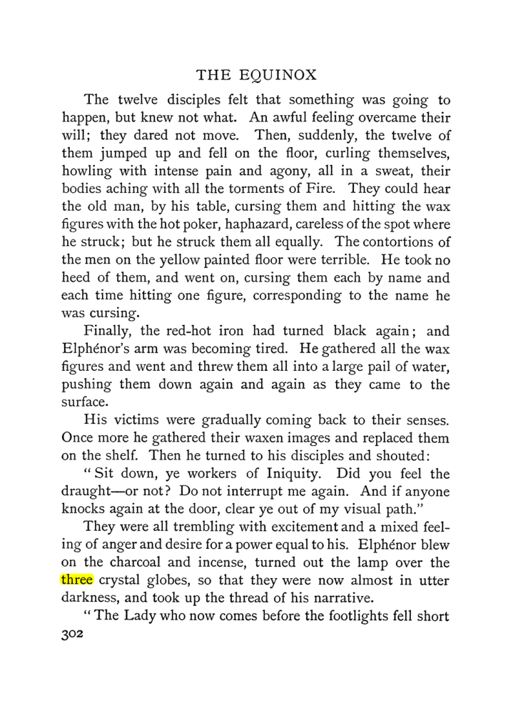 Original scan of The Equinox (Volume I, Number III), PDF page 320
