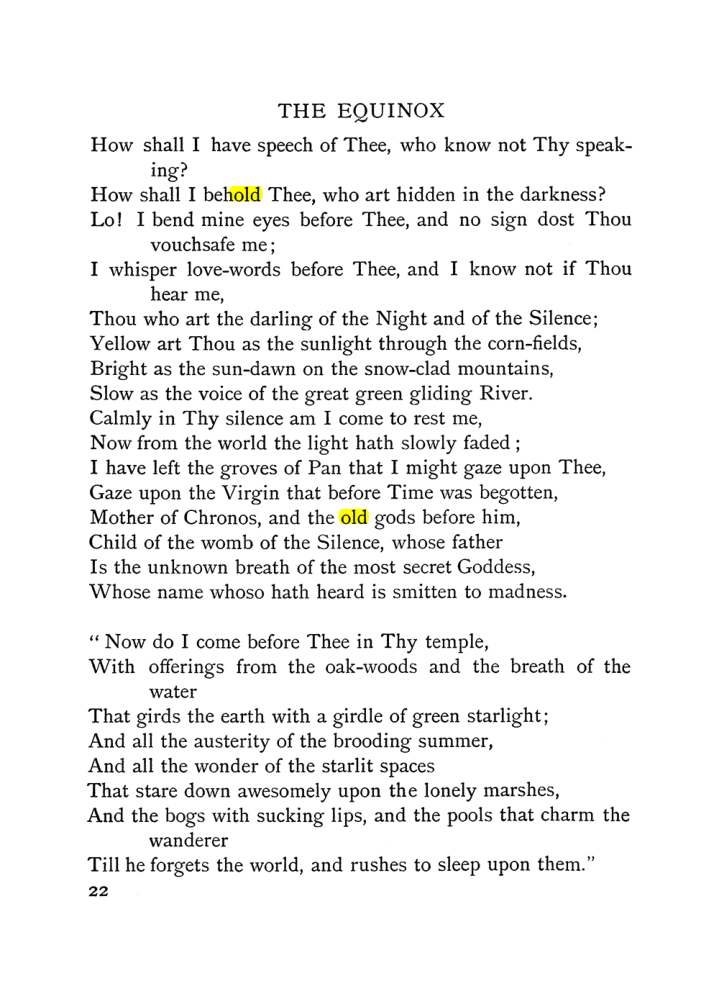 Original scan of The Equinox (Volume I, Number III), PDF page 34
