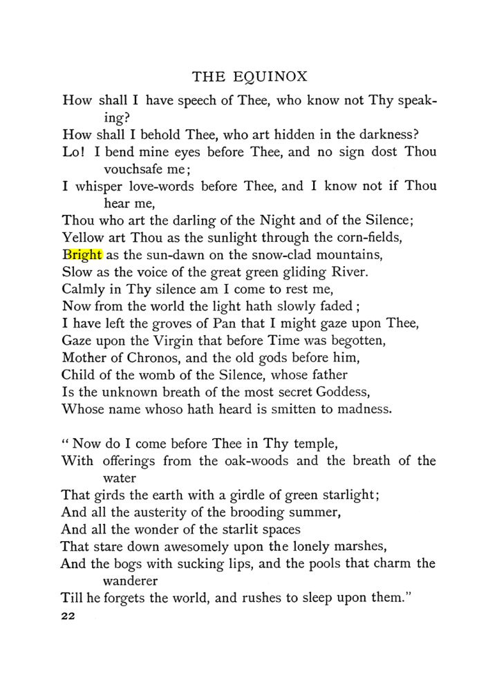 Original scan of The Equinox (Volume I, Number III), PDF page 34