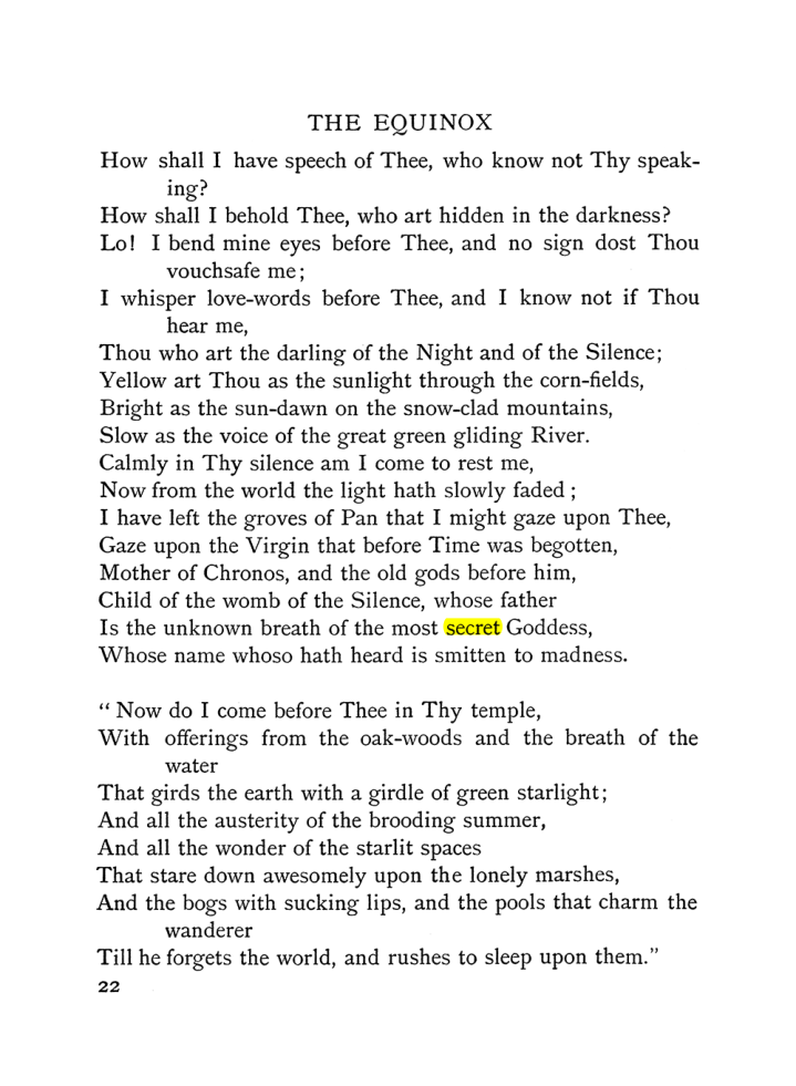 Original scan of The Equinox (Volume I, Number III), PDF page 34