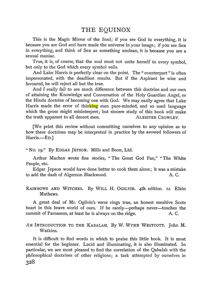 Original scan of The Equinox (Volume I, Number III), PDF page 346