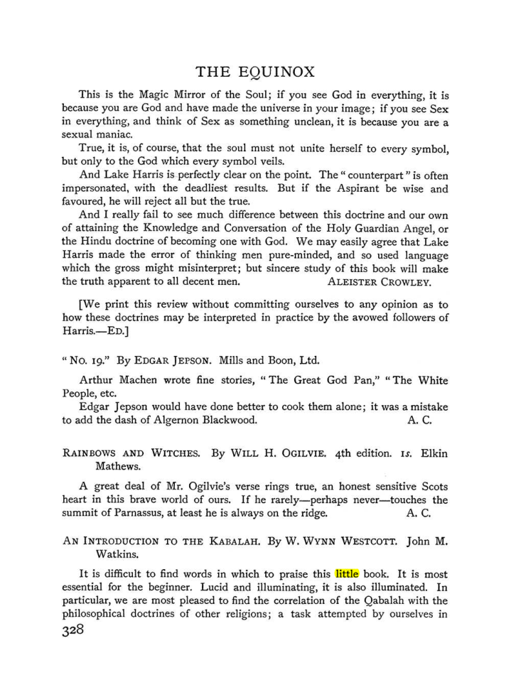 Original scan of The Equinox (Volume I, Number III), PDF page 346