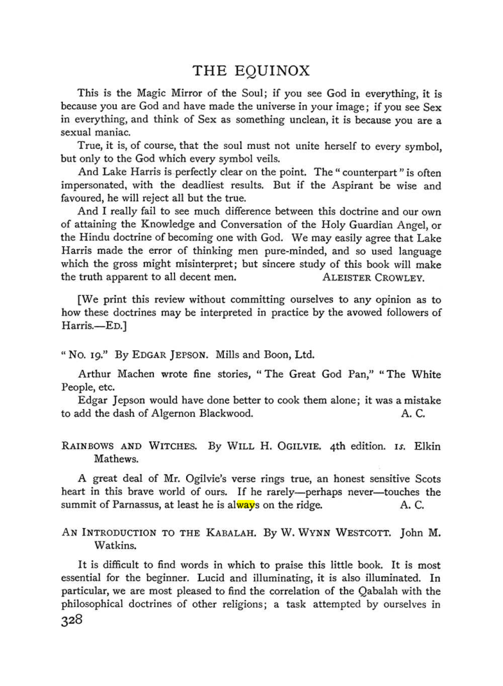 Original scan of The Equinox (Volume I, Number III), PDF page 346