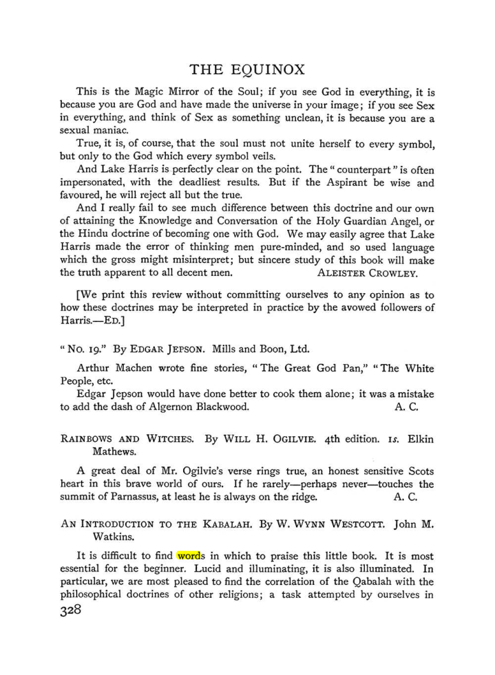 Original scan of The Equinox (Volume I, Number III), PDF page 346