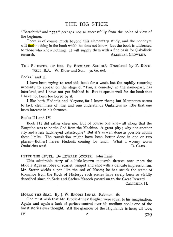 Original scan of The Equinox (Volume I, Number III), PDF page 347