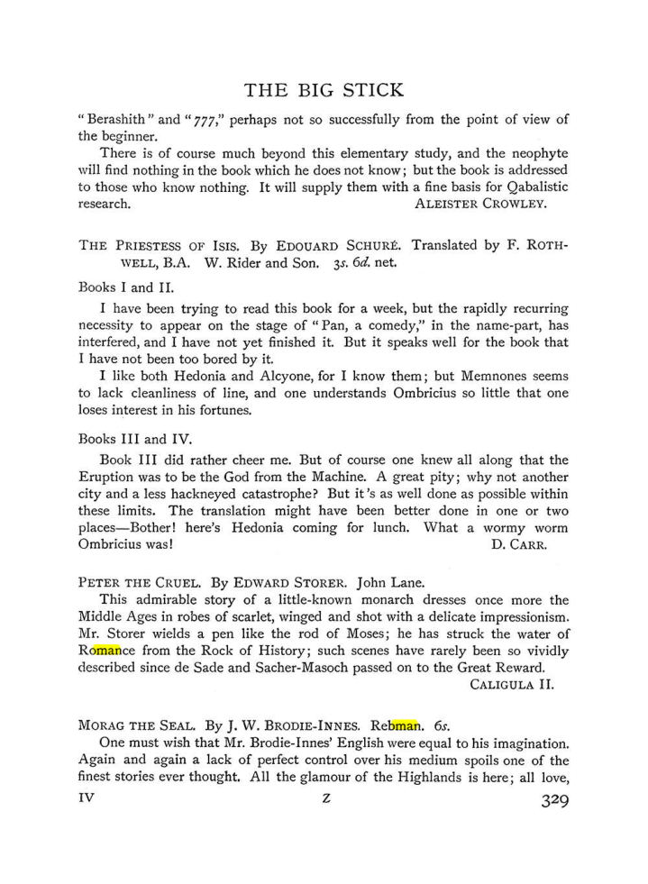 Original scan of The Equinox (Volume I, Number III), PDF page 347