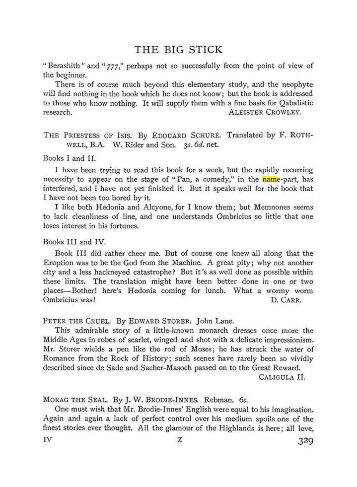Original scan of The Equinox (Volume I, Number III), PDF page 347