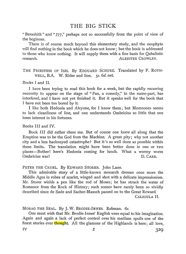 Original scan of The Equinox (Volume I, Number III), PDF page 347