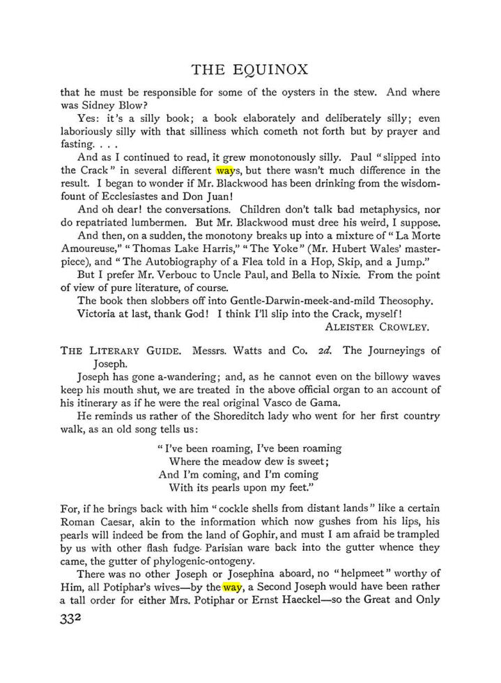 Original scan of The Equinox (Volume I, Number III), PDF page 350
